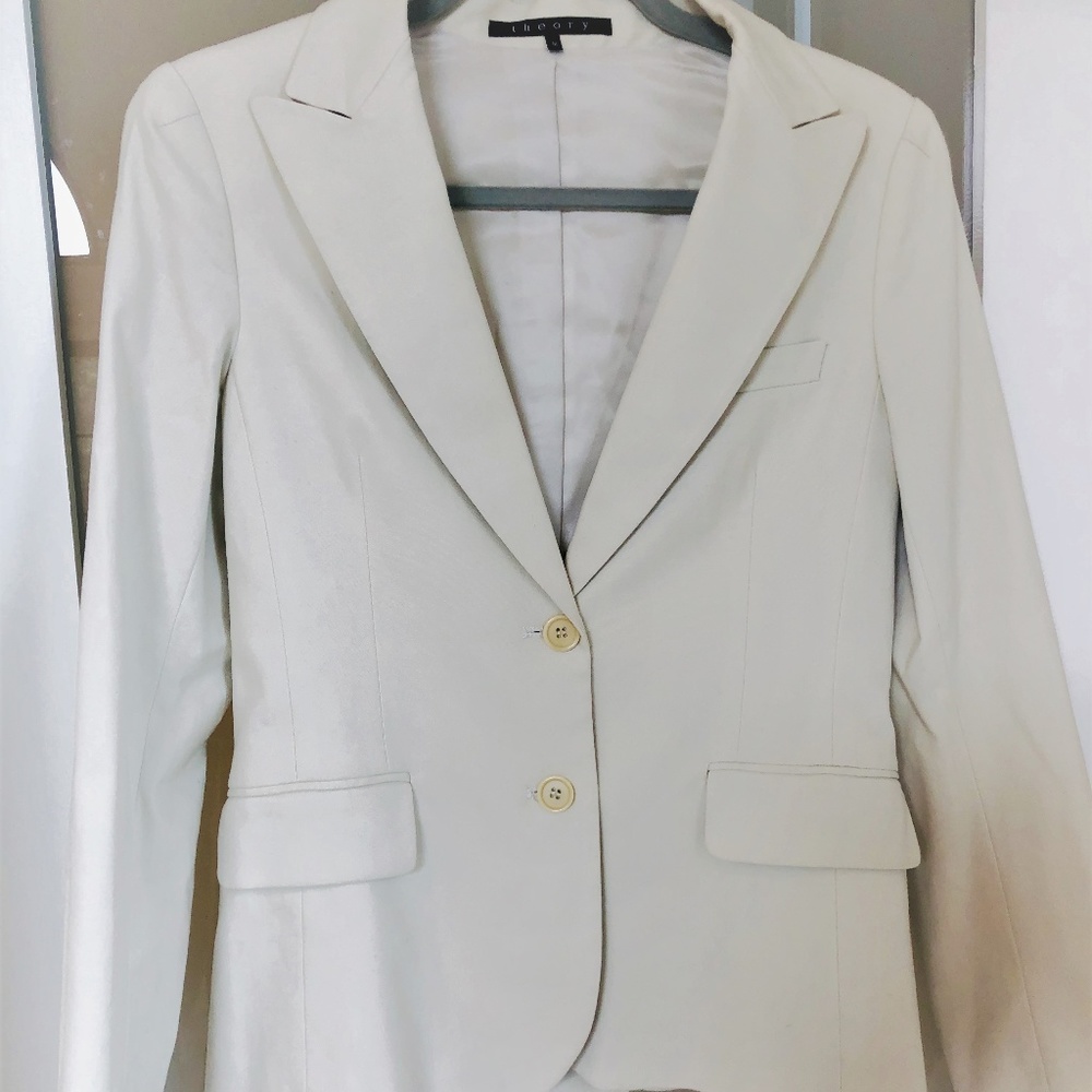 Theory Cream Blazer